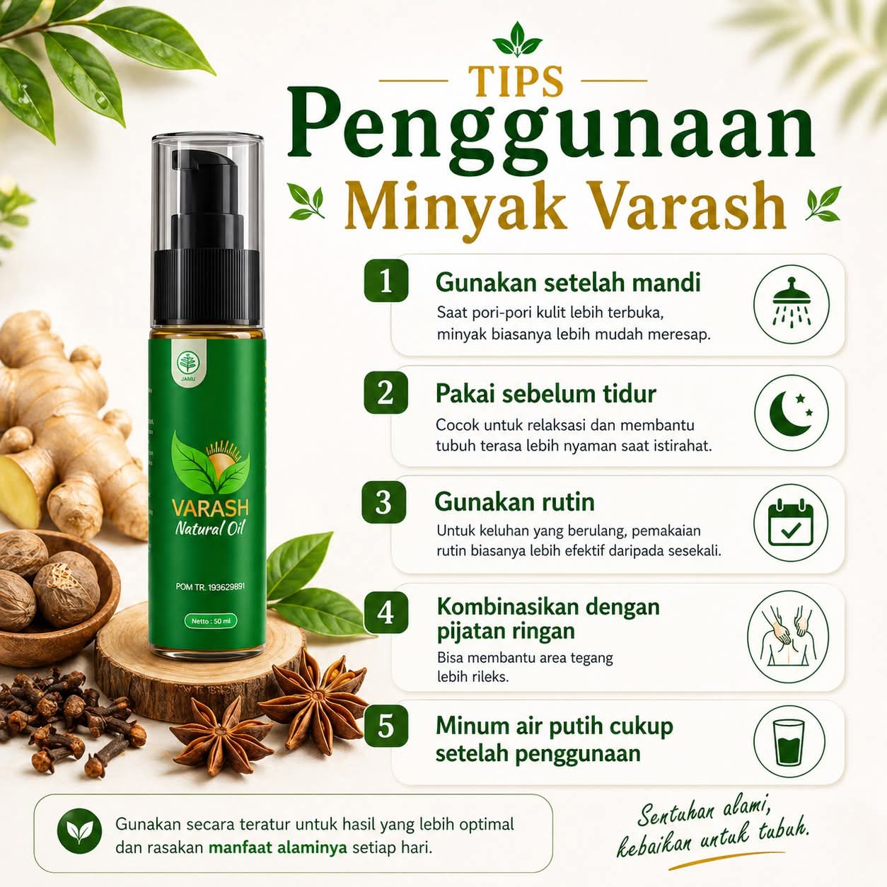 Galeri Varash Natural Oil 6